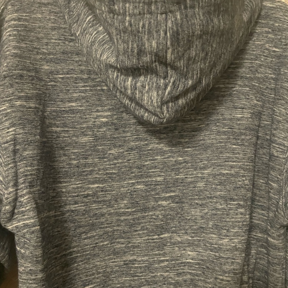 Small Fry Women’s Heather Gray Lace-Neck Pullover Sweater - Picture 5 of 5